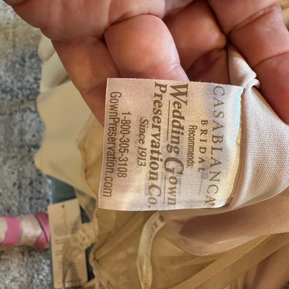 (Never Worn) Casablanca Wedding Dress - Picture 3 of 12